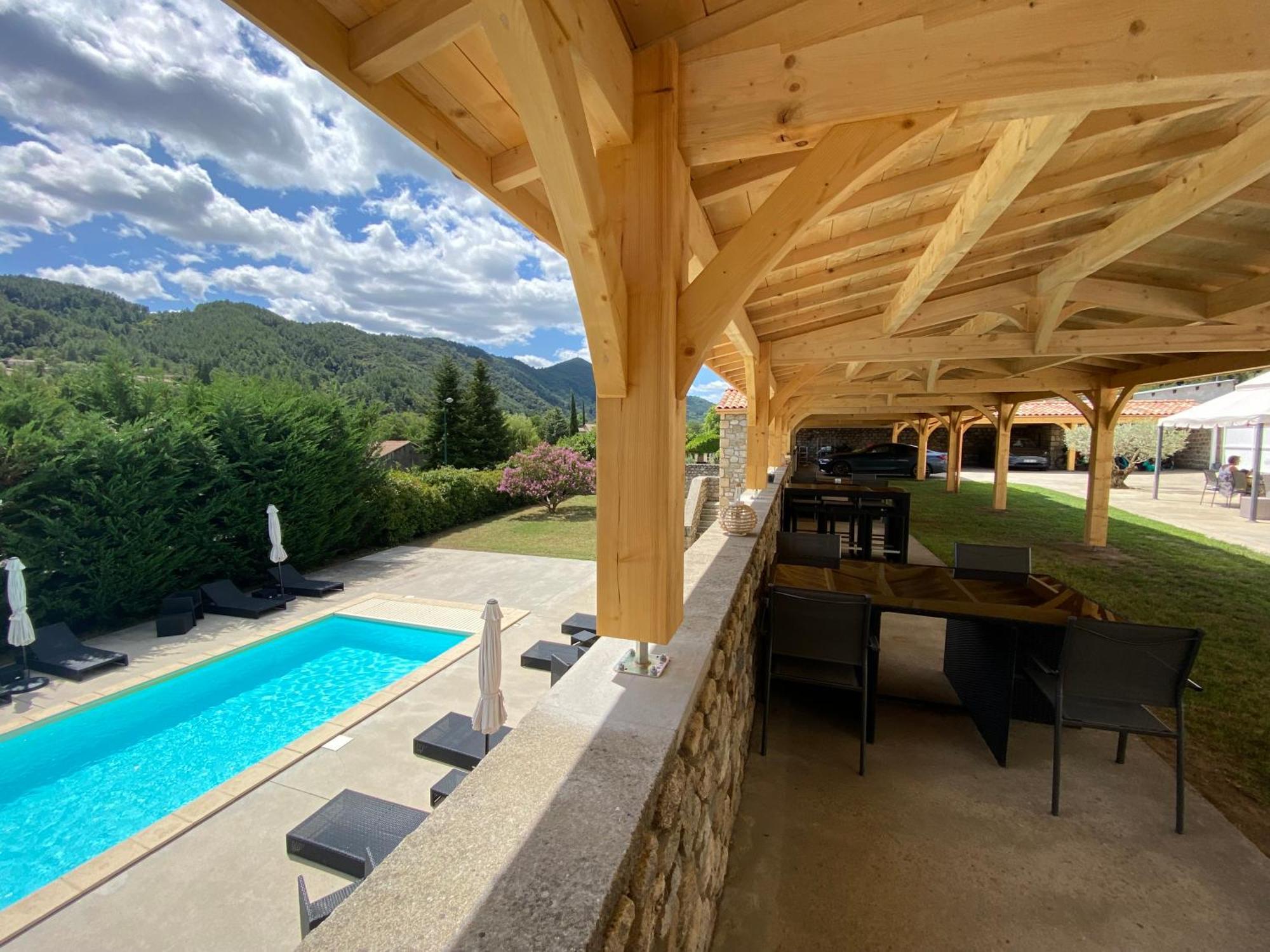 Domaine Les Buis Bed and Breakfast Saint-Fortunat-sur-Eyrieux Exteriör bild